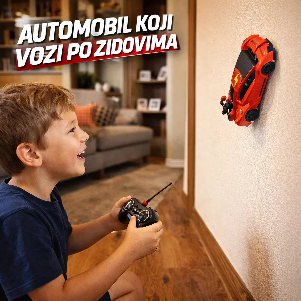 MAGIČNI AUTO koji vozi po zidovima