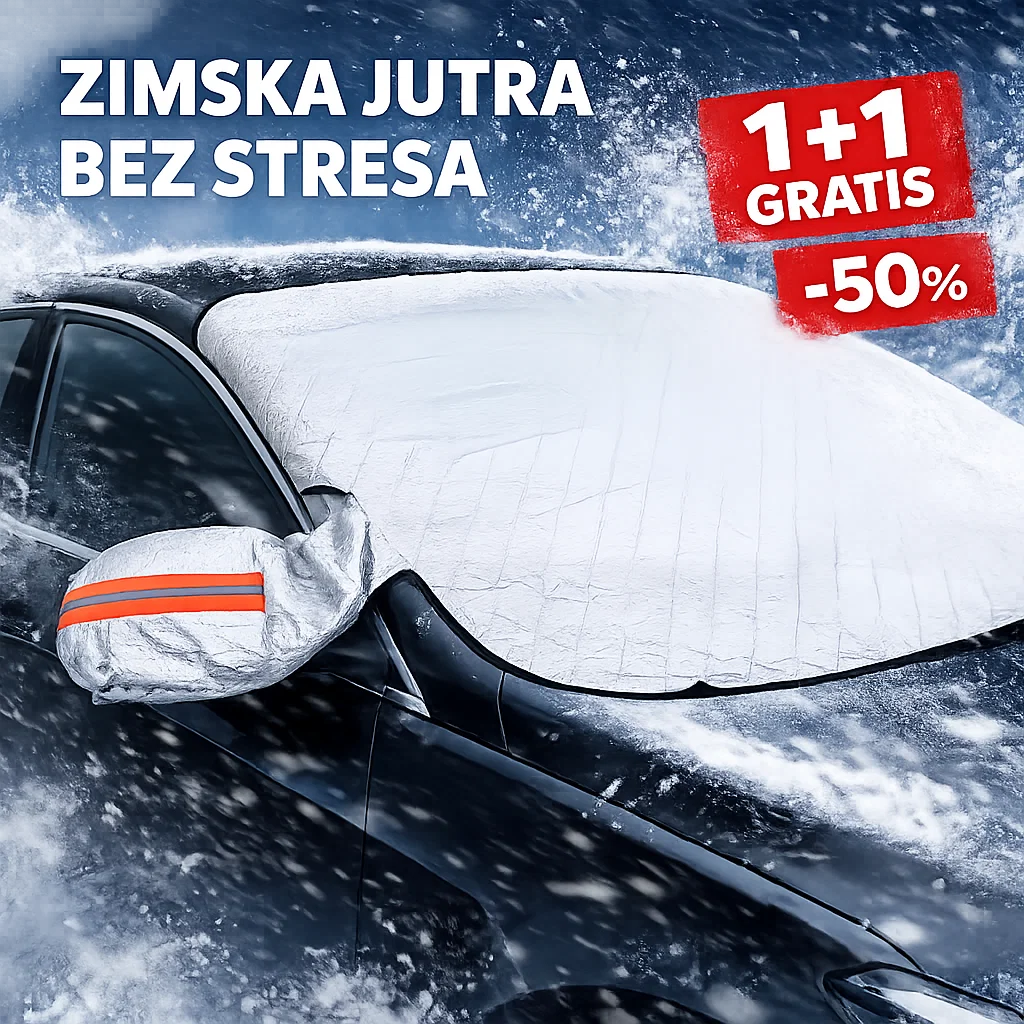 1 + 1 GRATIS - Zaštita za vetrobransko staklo i retrovizore