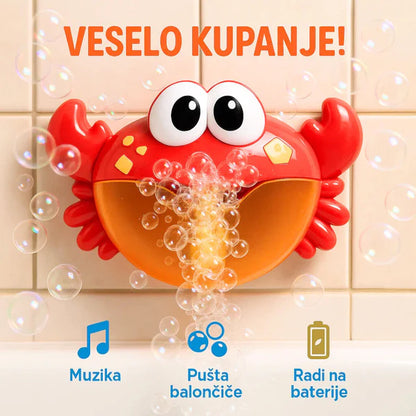 Muzička penušava kraba za kadu